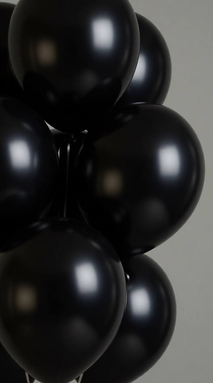 Гелиевые шары «Черные»